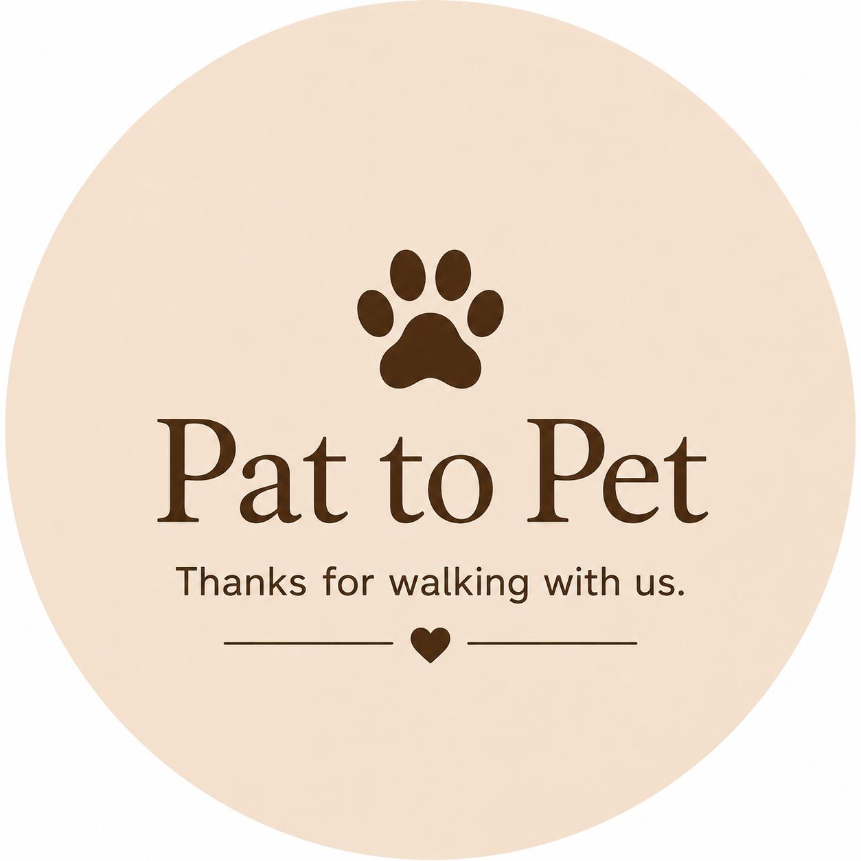 Pat to Pet Logo